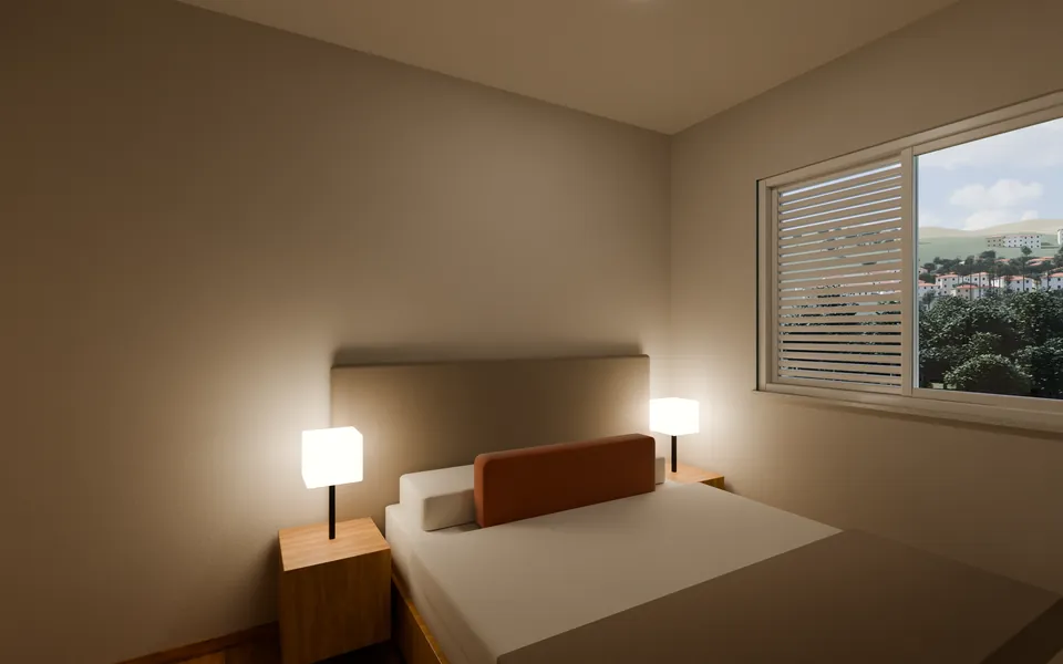 Quarto 1 do apartamento